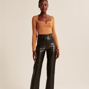 Abercrombie Leather Pants